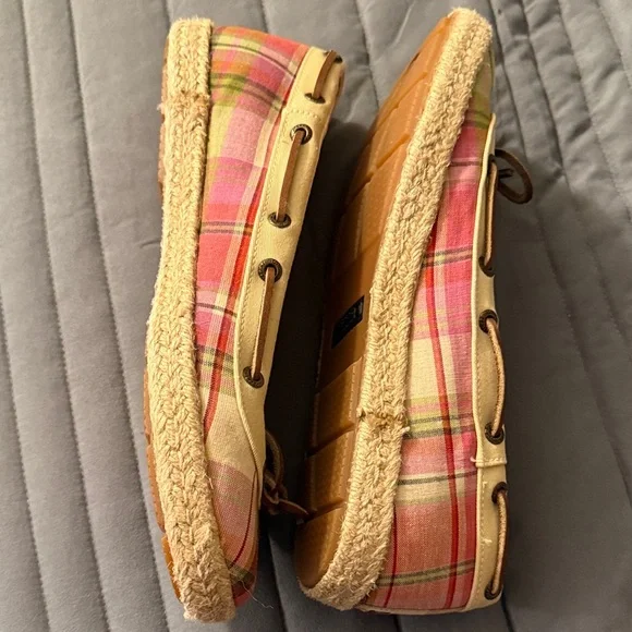 Sperry Multicolor boat Plaid Flats - Picture 7 of 8